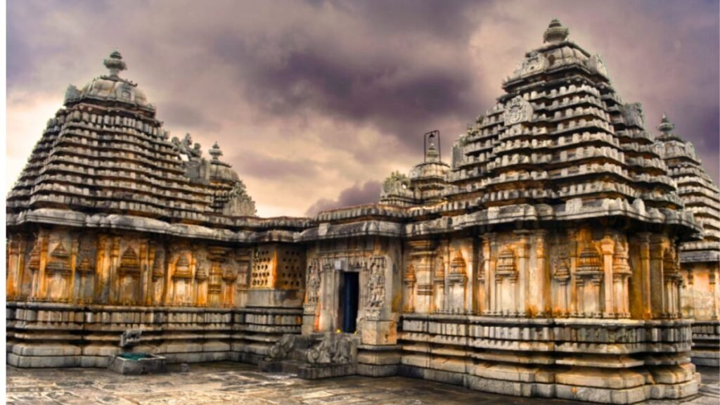 Hoysala temples with ancient architecture