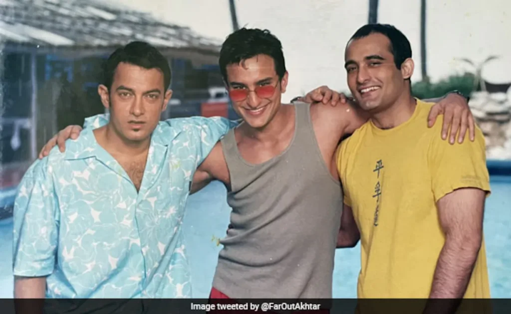 Dil Chata Hai poster , with aamir Khan, Saif Ali Khan, and Akshay Khanna